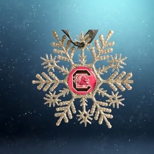 Univ Of S Carolina GAMECOCKS Handmade Snowflake *NEW*